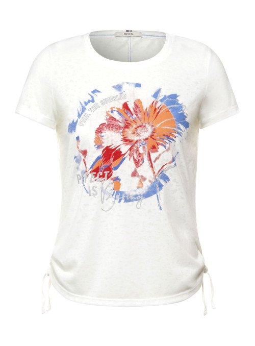 T-shirt with floral print...