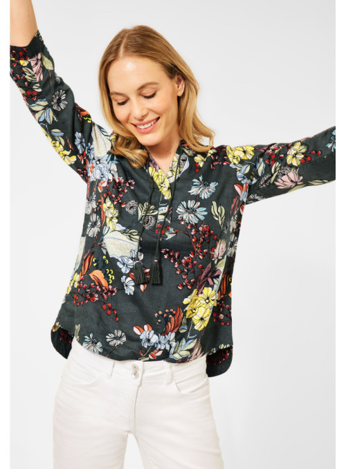 Tunic style blouse with...