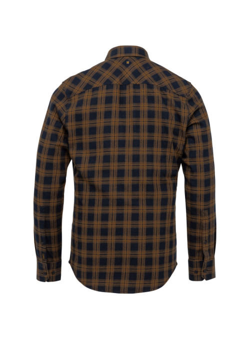 Plaid shirt with logo...