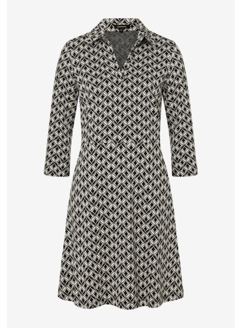 Graphic Jacquard Jersey Dress