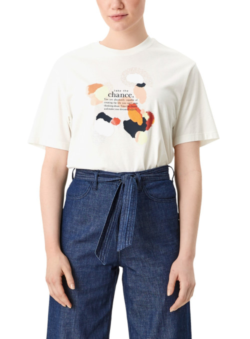 T-Shirt mit Front-Print