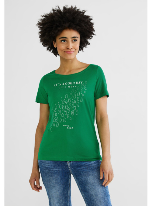 leo foil print shirt