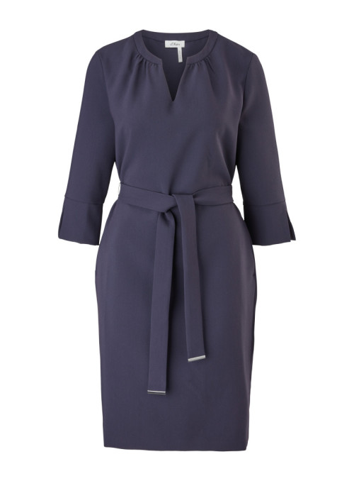 Loose fit short dress with...