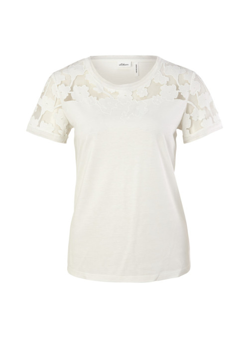 T-shirt avec détail de...