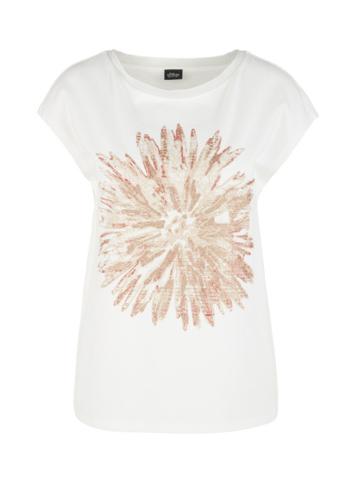 T-Shirt mit Front-Print