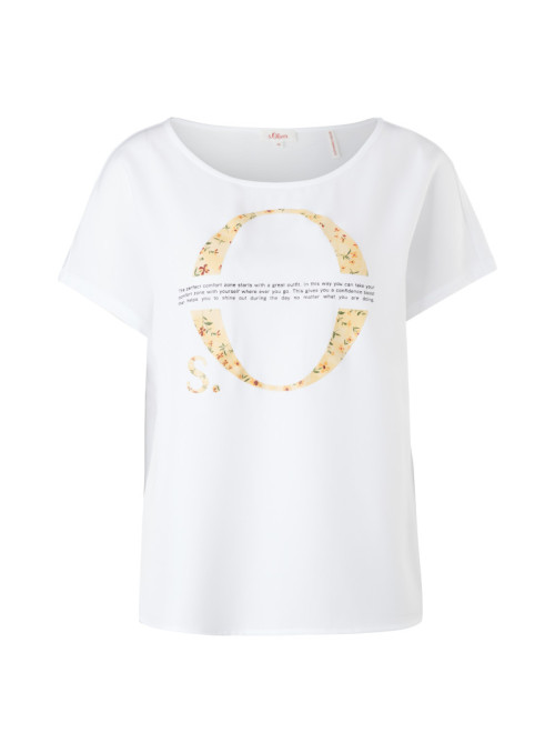 T-Shirt mit Front-Print
