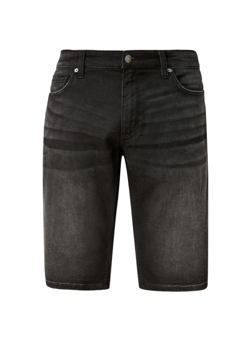 Jean shorts with wash