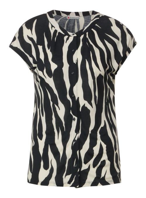 LTD QR printed shirt w.button