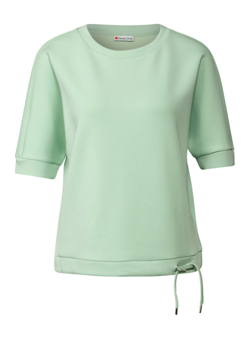 LTD QR silk look shirt w.draw
