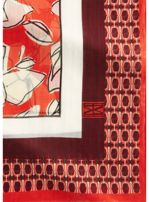 Scarf, woven, cotton-modal,...