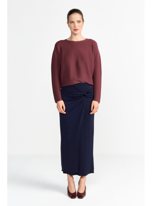 Crew Neck Drop Shoulder