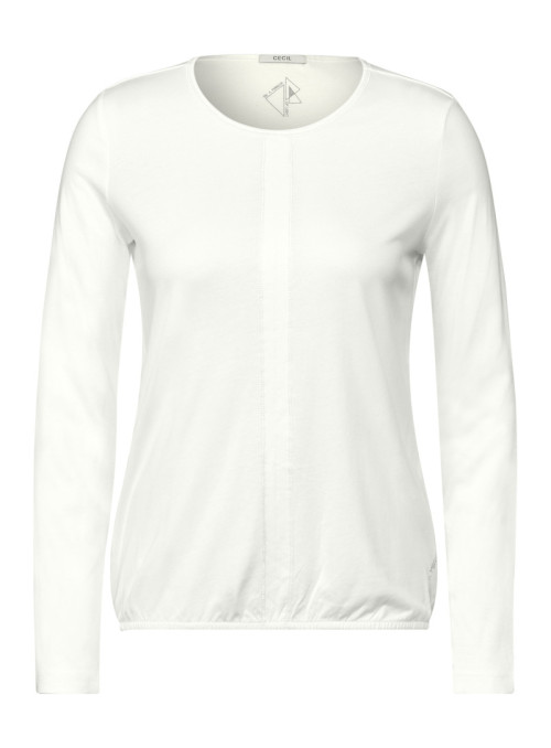 Solid Tunic With Flatlock
