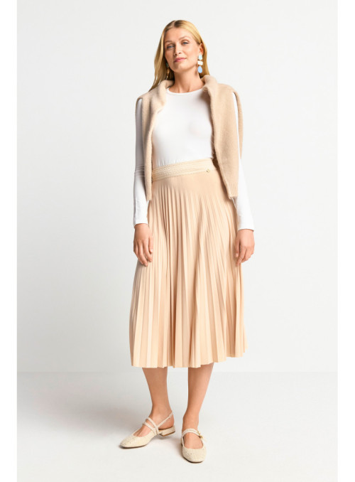 midi plissee skirt