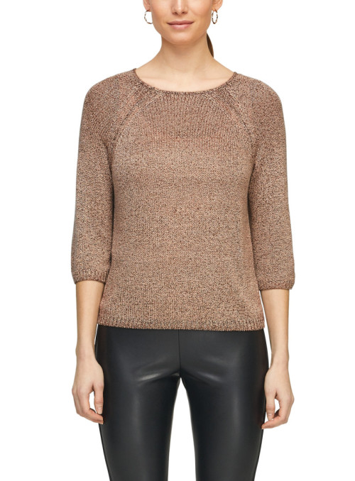 3/4 Arm Strickpullover mit...