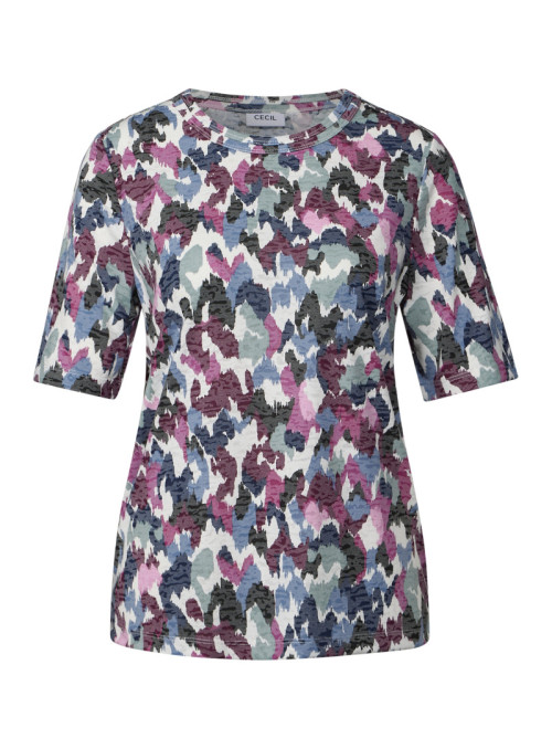 TOS Multi AOP Burn Out T-Shirt