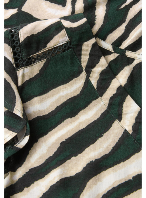 LTD QR printed volant top w.cr