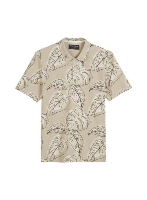 Poloshirt, short sleeve, AOP