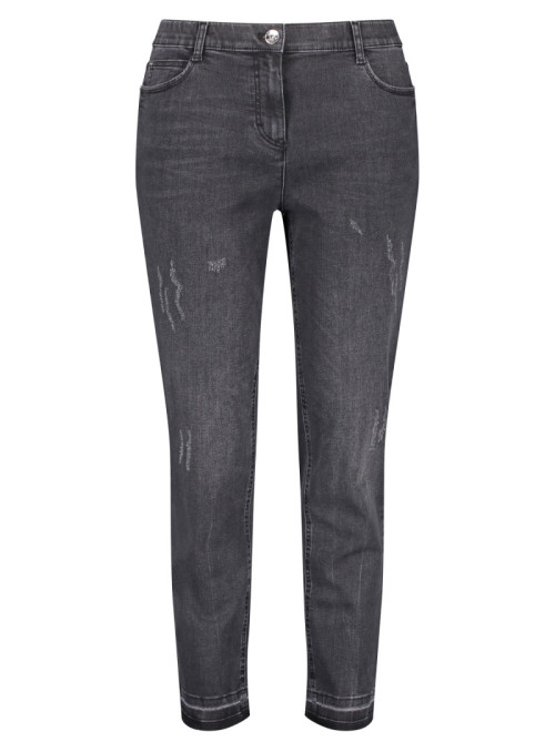 Jeans with frayed hem BETTY