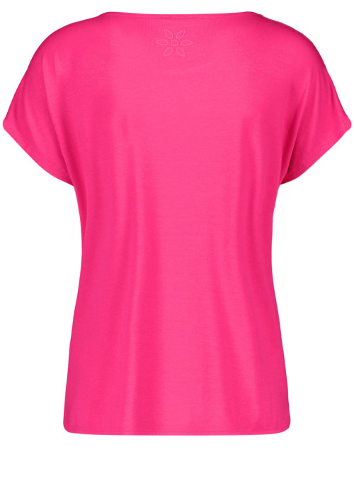 T-shirt avec broderie ajourée