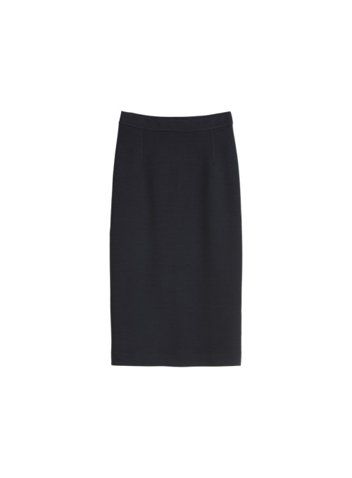 Jersey skirt, midi length