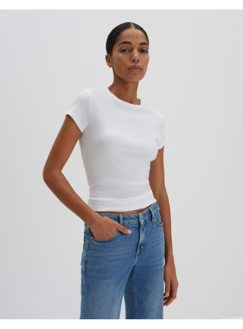 T-shirt côtelé Kleoh