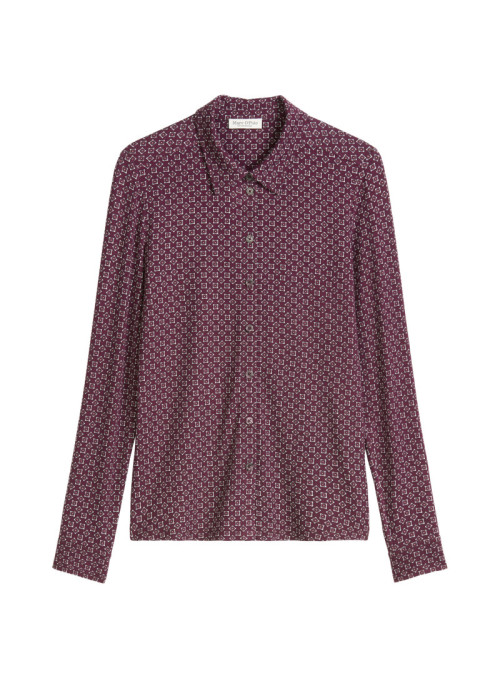 Jersey blouse, long sleeve,...