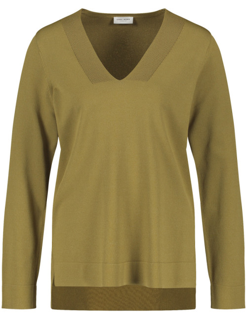 Pull avec col en V et dos...