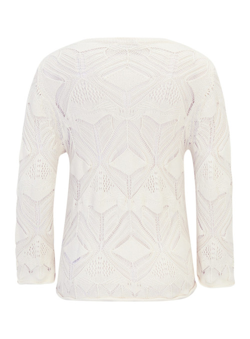 Pull en maille court manches 3