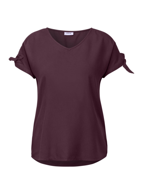TOS Solid Blouse w. Knot