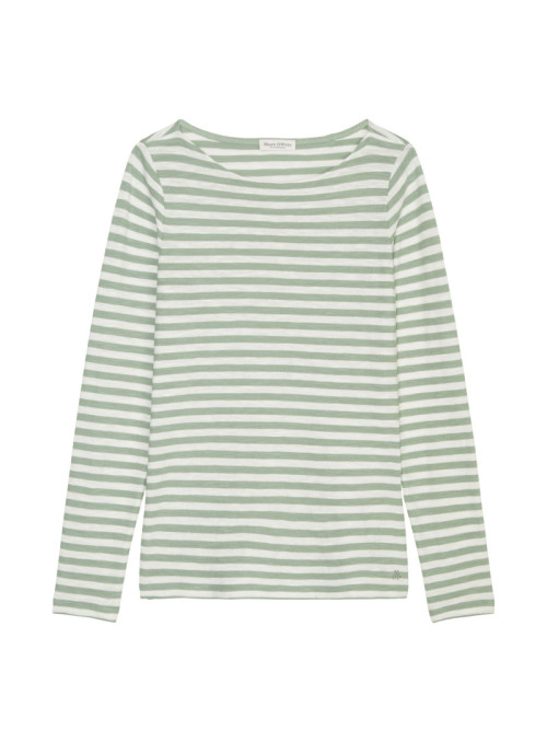 Gestreiftes Langarmshirt...