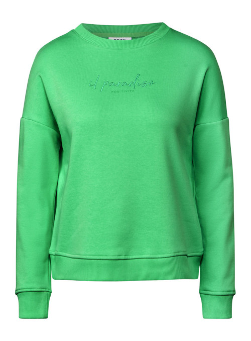 Basic Sweatshirt with Embroide