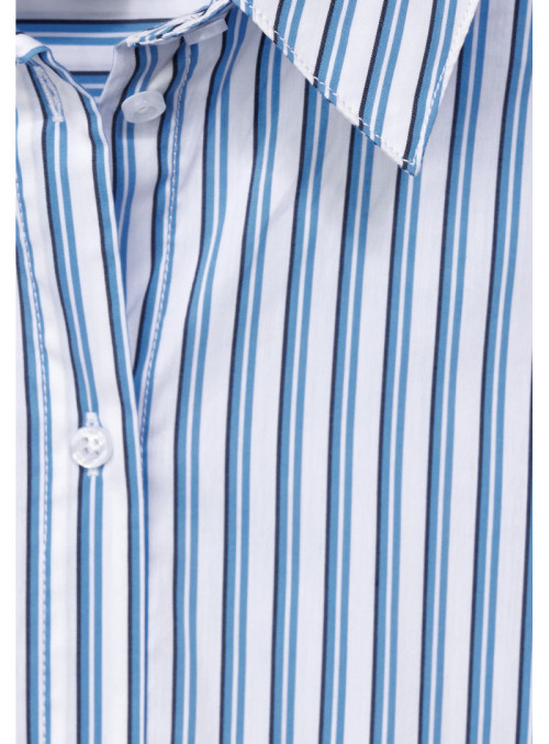 QR Striped business blouse