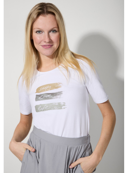 Shirt with Placement-Print