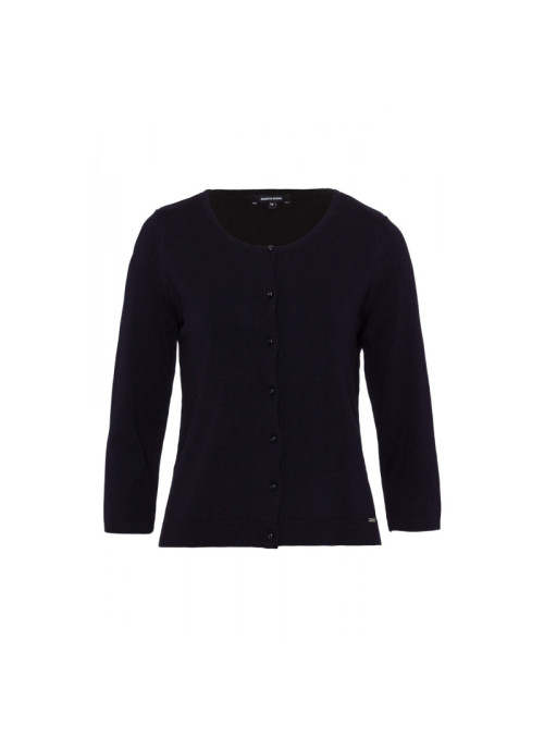 Cardigan with button placket