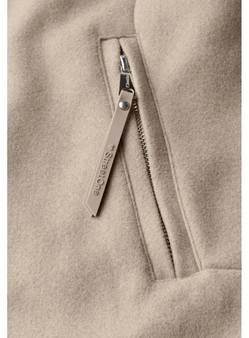 LTD QR Coat w. Knit Details