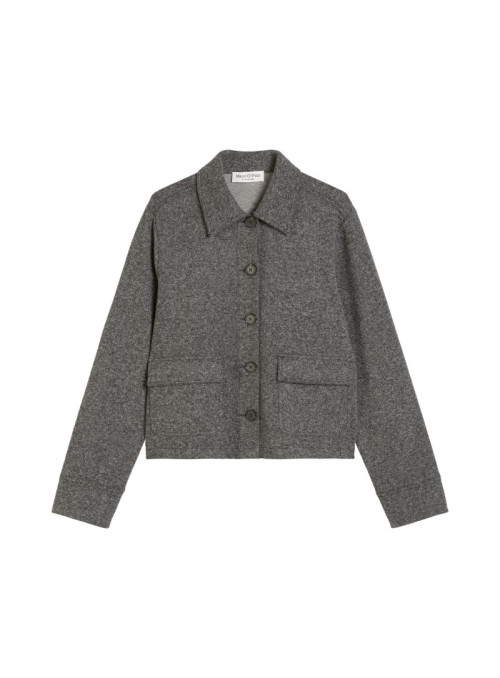 Jersey shirt jacket