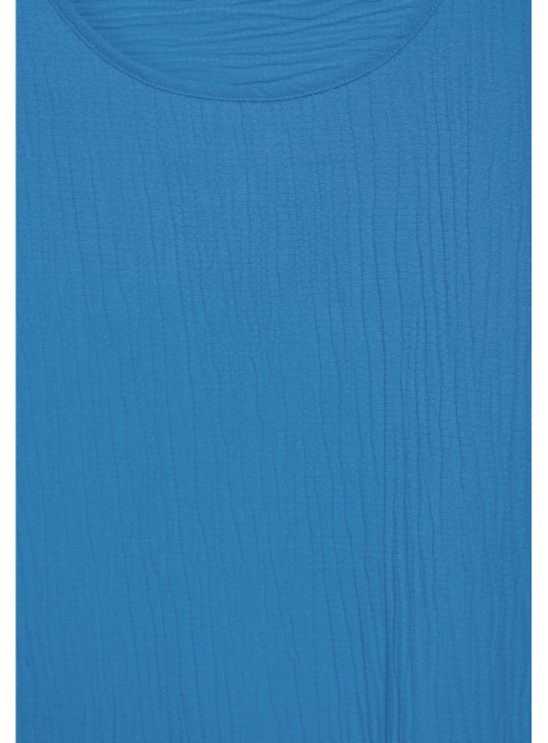 EOS_Solid Crepe Knot Blouse