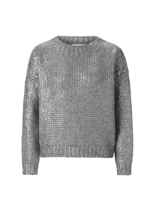 Foil Printed Crew Neck