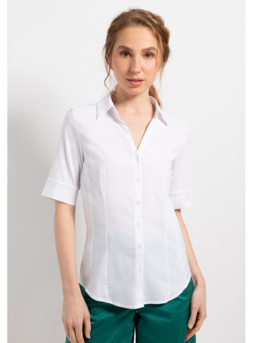 Cotton Stretch Blouse