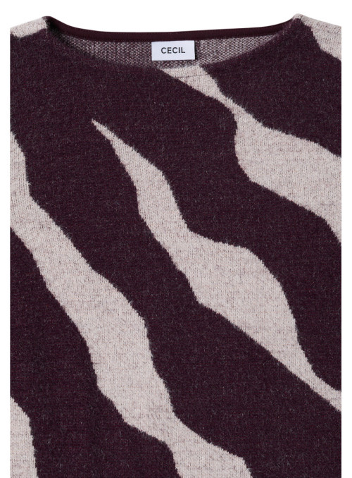 TOS Big AOP Feather Yarn T-Shi