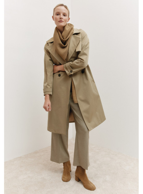 CO-PES Twill Trenchcoat