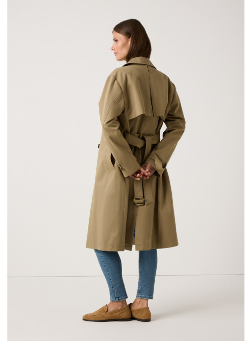 CO-PES Twill Trenchcoat
