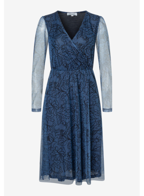 Printed Mesh Dress