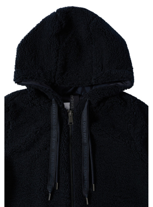 TOS Long Teddy Coat w. hood