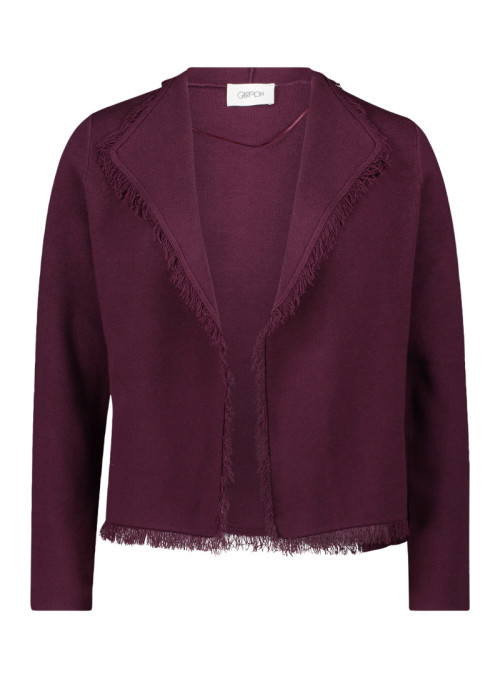 Gilet en maille court manches